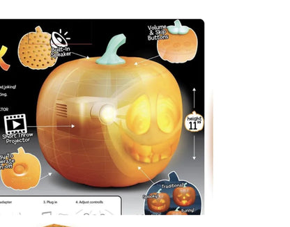 Animated Talking Pumpkin Lantern